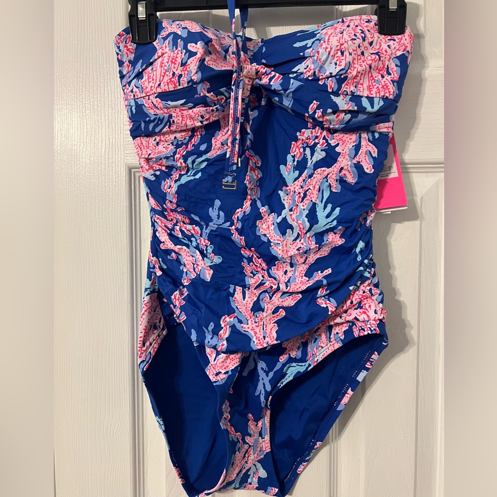 Lilly Pulitzer Borealis Blue One Piece Swimsuit